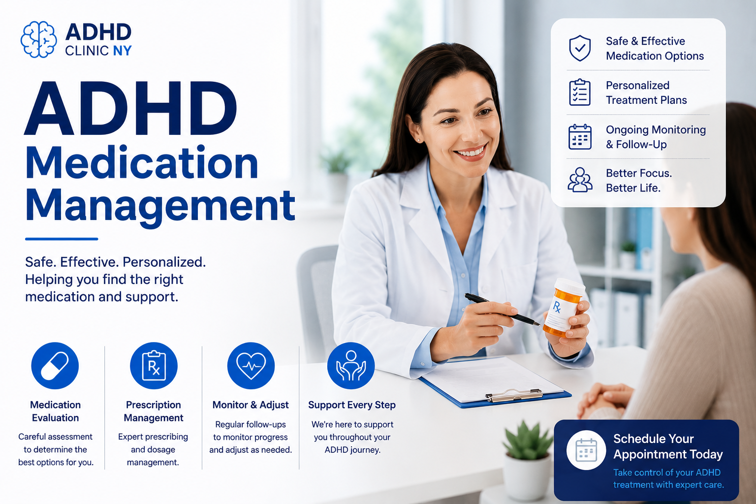 ADHD Medication Management Clinic Banner